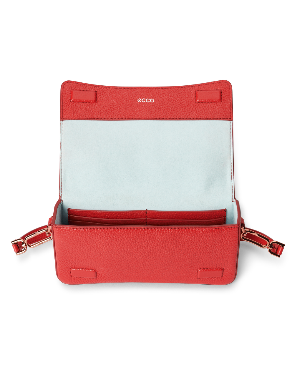 ECCO® Pinch sac bandoulière cuir - Rouge - Inside