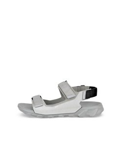 Men's ECCO® MX Onshore Textile 3-Strap Sandal - Grey - Outside