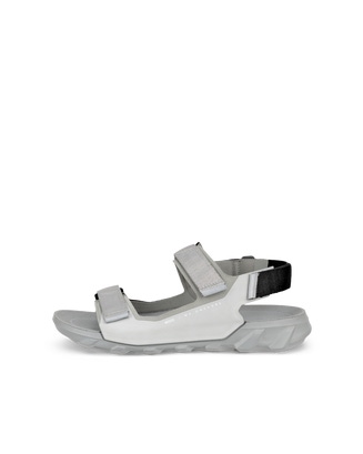 ECCO® MX Onshore sandale tissu troix brides pour homme - Gris - Outside