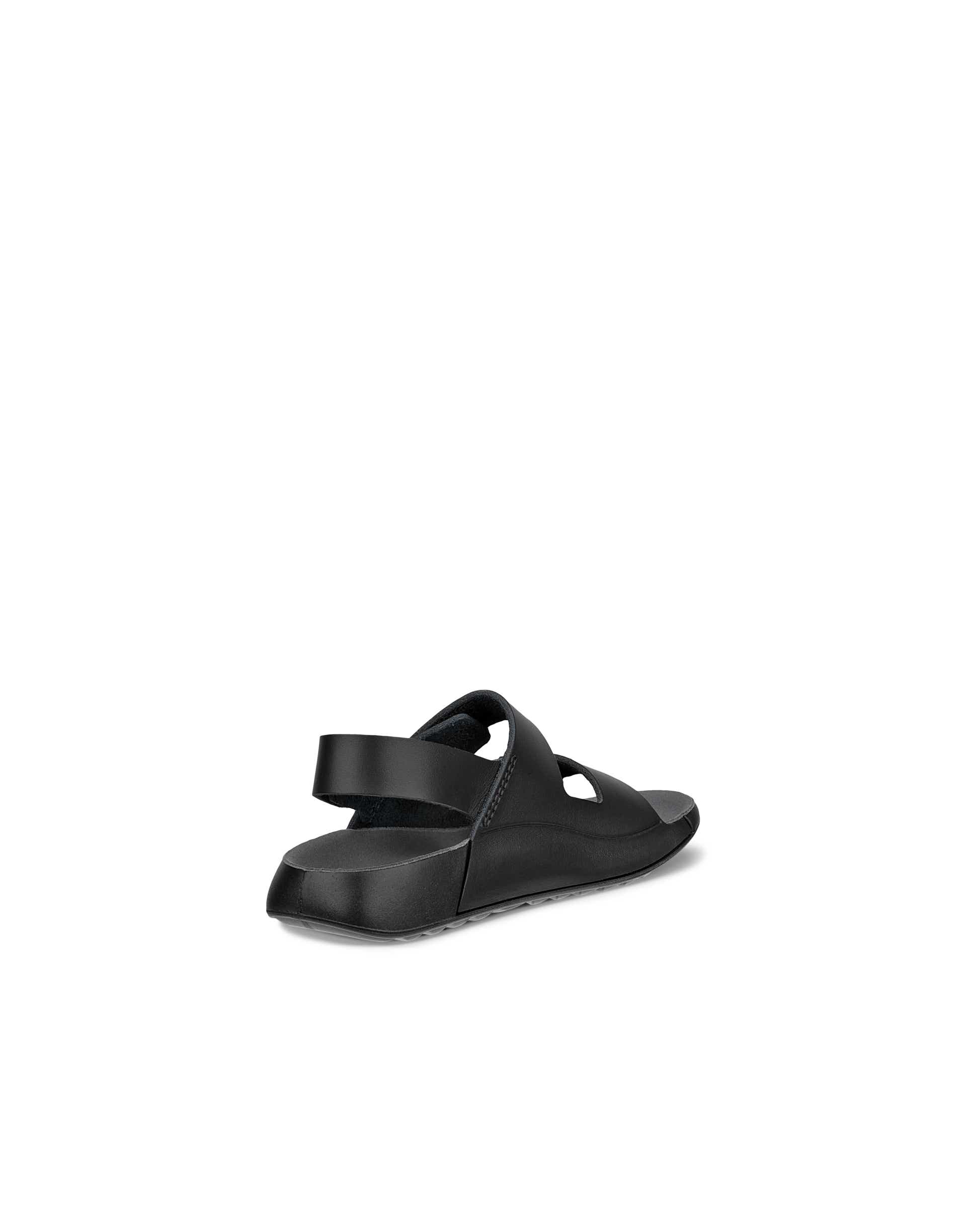 Dětské kožené páskové sandály ECCO® Cozmo - Černá - Back