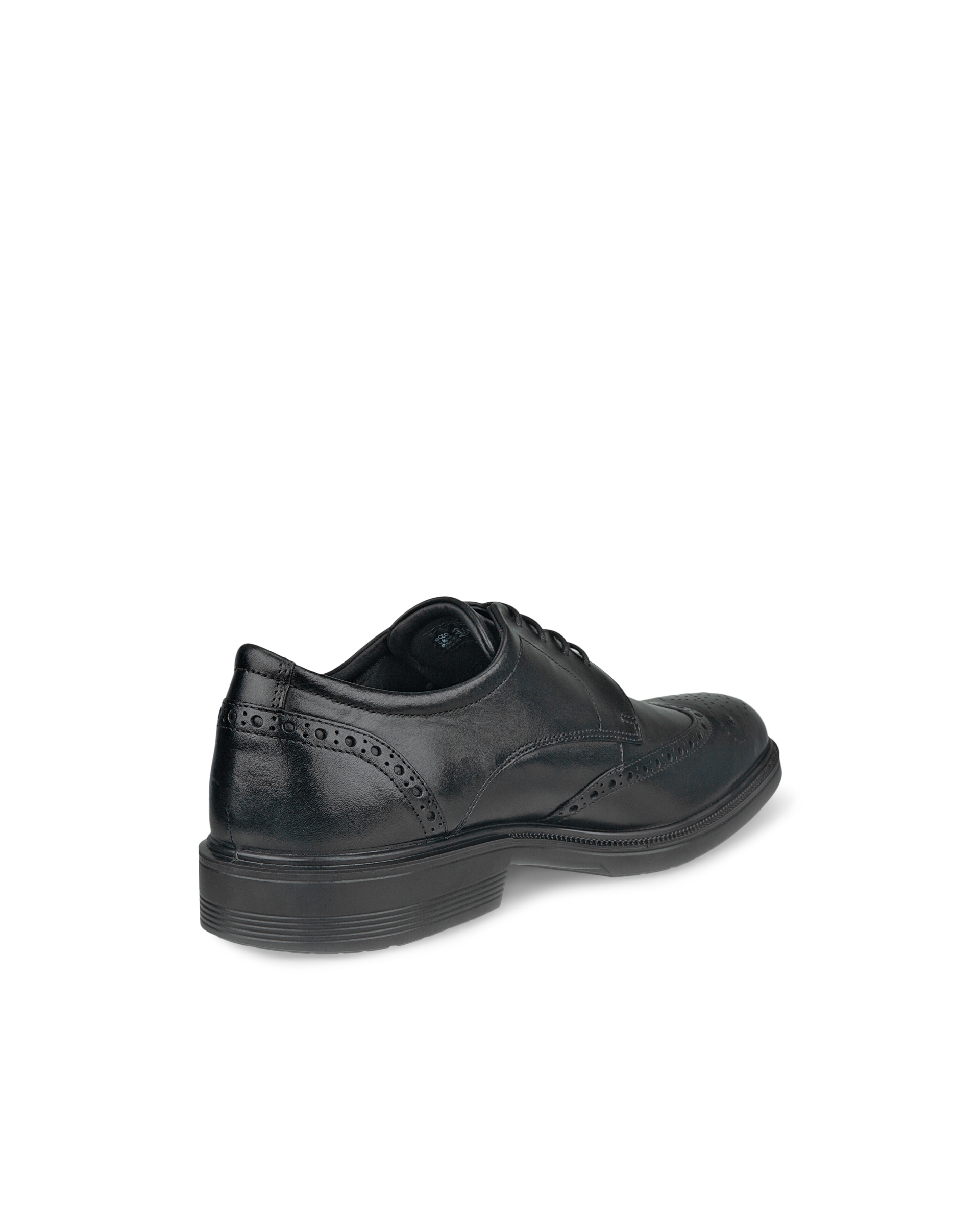 ECCO Men Lisbon Brogue Tie - Black - Back