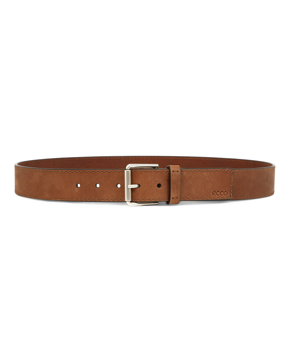 Men's ECCO® Leather Belt - Brown - Main