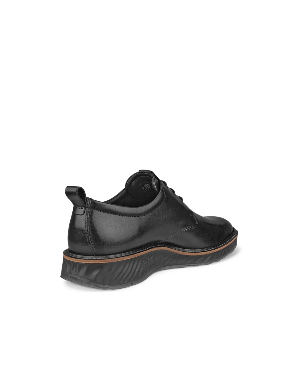 Men's ECCO® ST.1 Hybrid Leather Derby Shoe - Black - Back