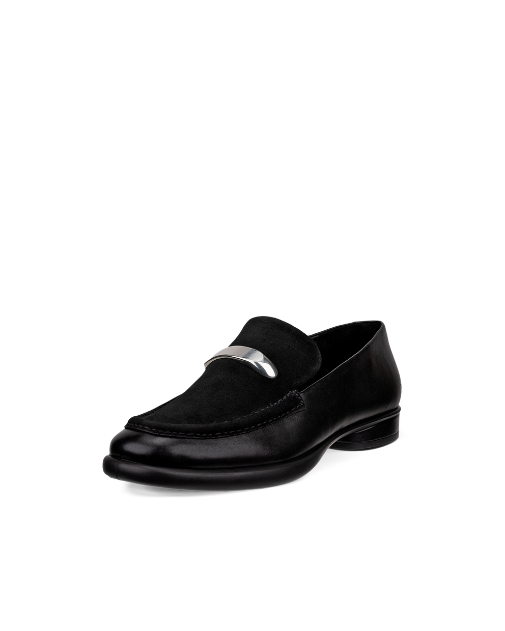 Women's ECCO® Sculpted LX Leather Ballerina - Black - Main