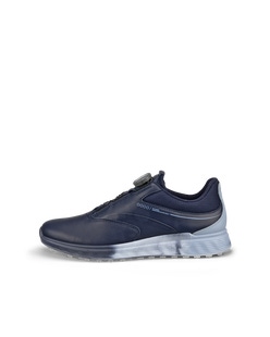 Zapatos golf de piel Gore-Tex ECCO® Golf S-Three para mujer - Azul - Outside