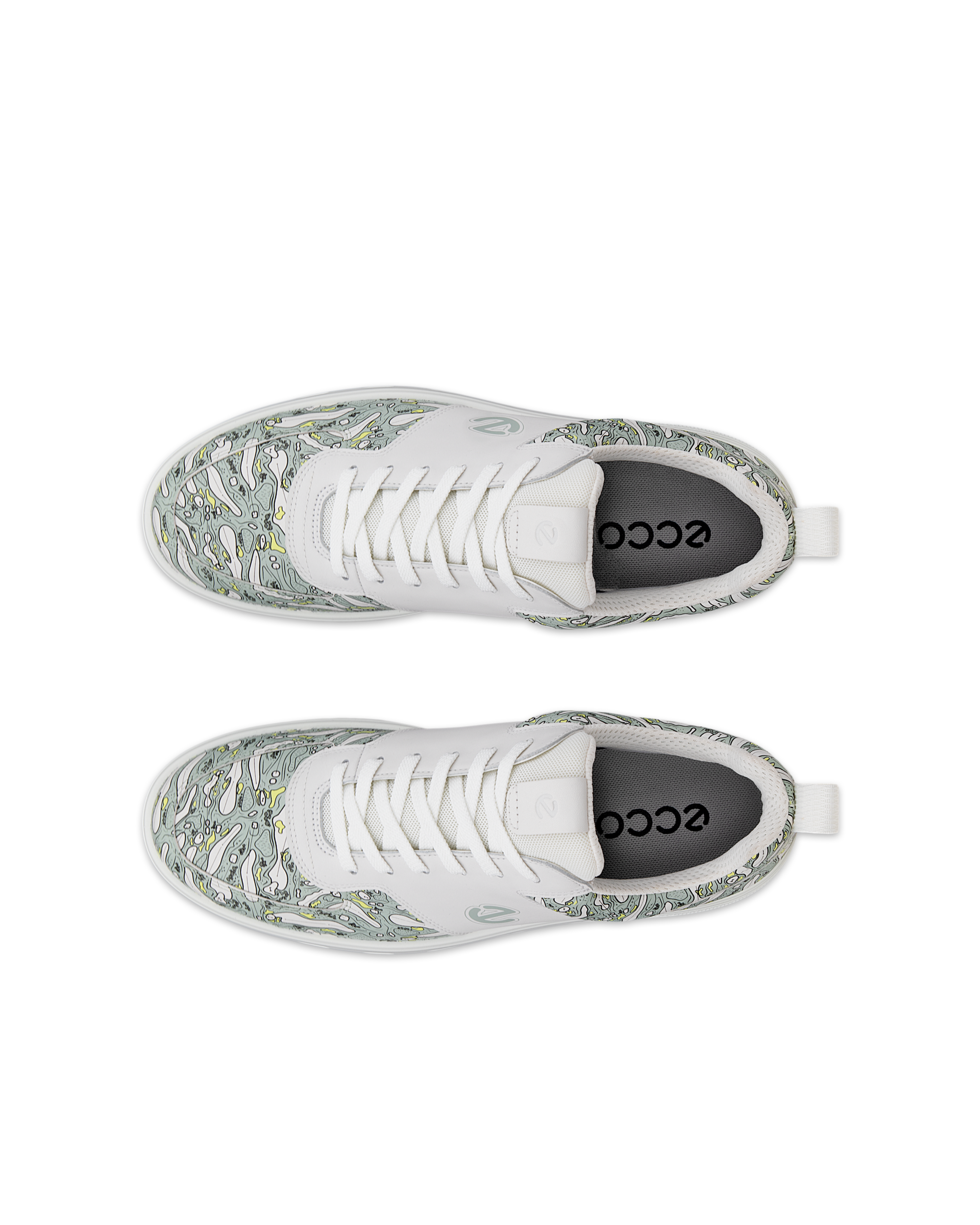 美品！ECCO Golf Street 720 Graphic ゴルフシューズ ECCO Golf Street 720 ウィメンズ レザーGore-Texゴルフシューズ