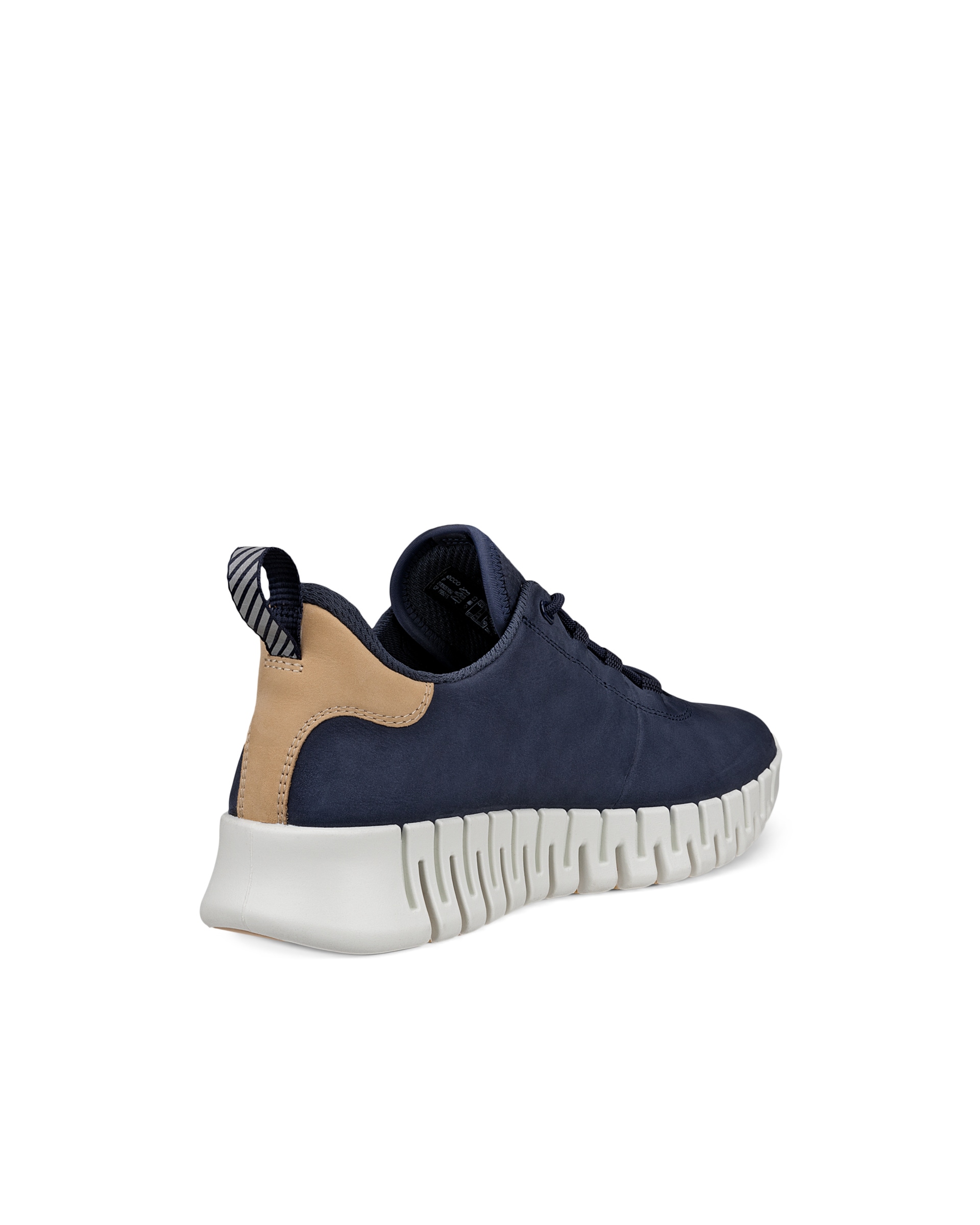 ECCO® GRUUV baskets en nubuck pour femme - Bleu - Back