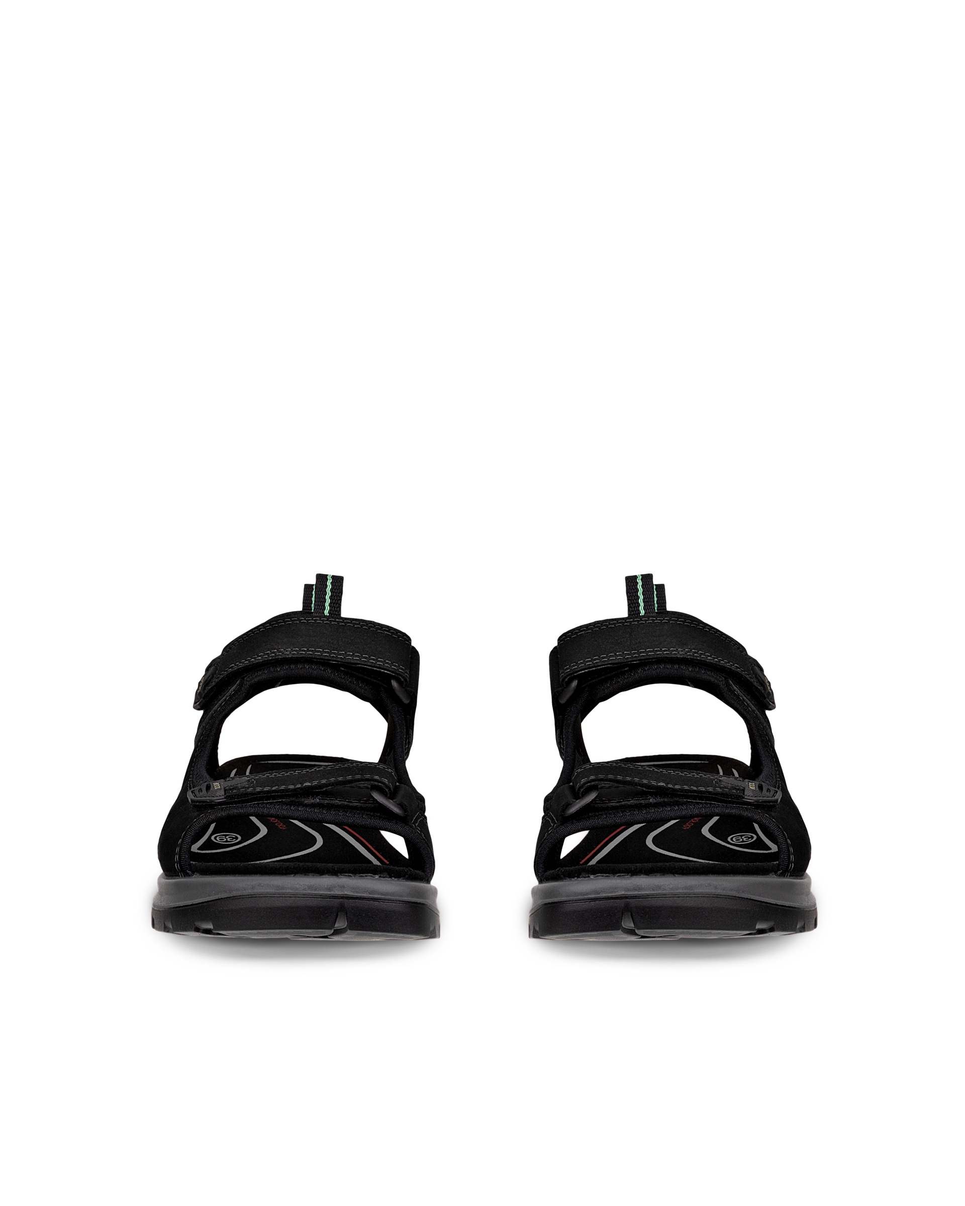 Sandalias de senderismo de nobuk ECCO® Offroad para mujer - Negro - Front pair