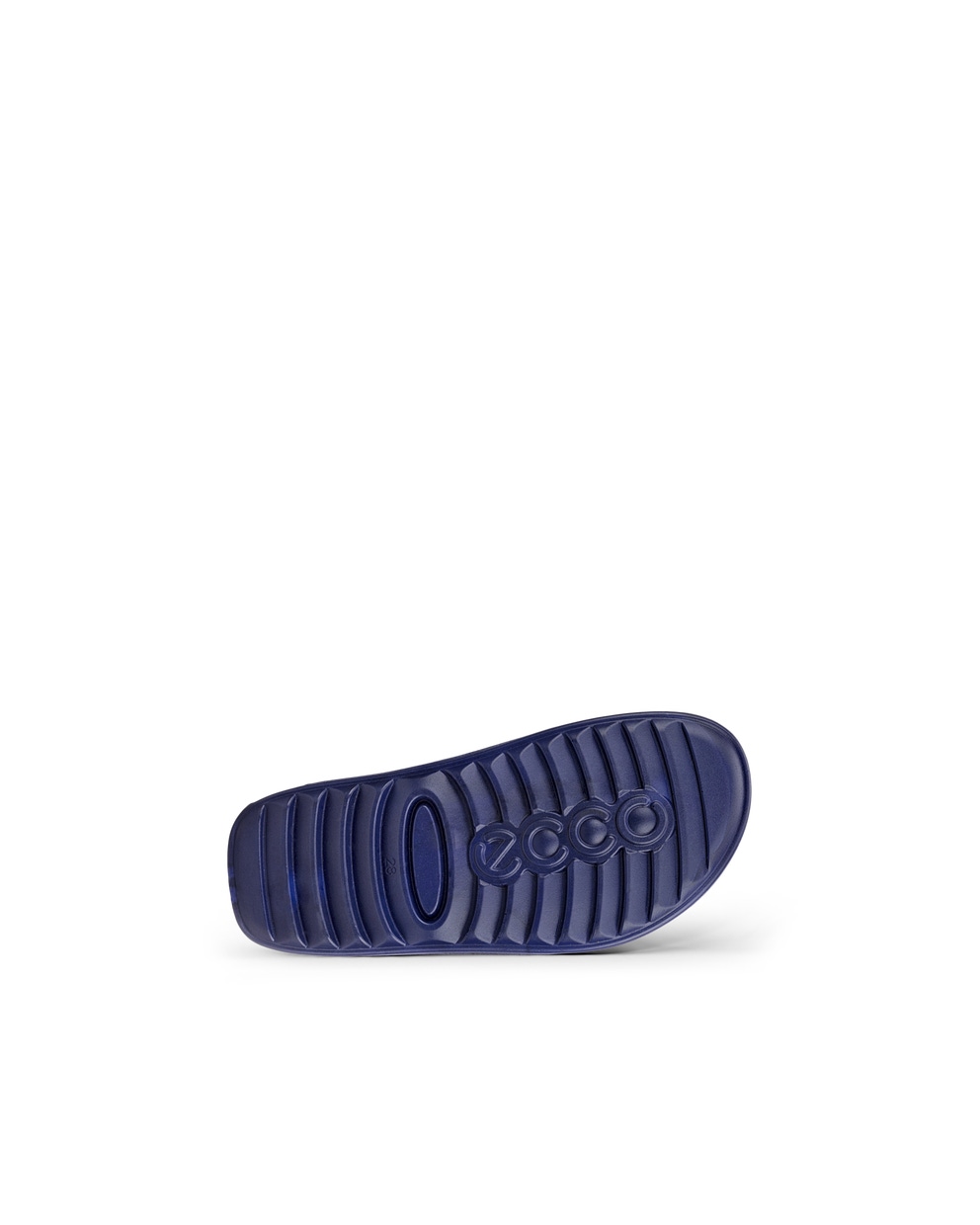 Kids' ECCO® Cozmo Nubuck Two Strap Sandal - Blue - Sole