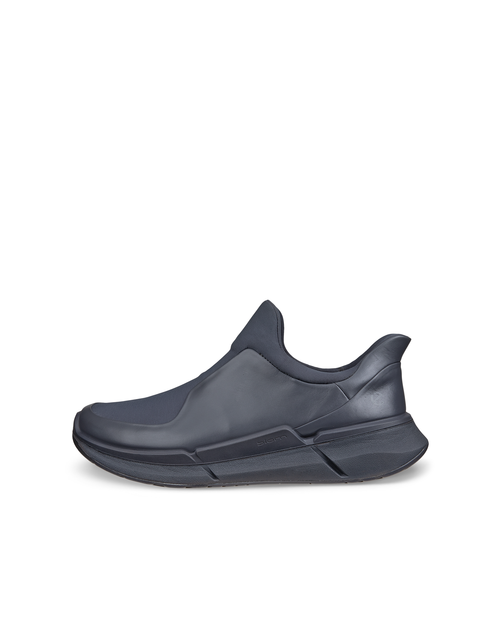 Men's ECCO® Biom 2.2 Leather Slip-On Sneaker - Grey - Outside