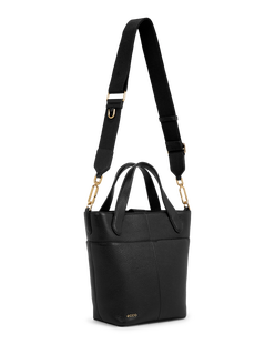 ECCO® Tote S Pebbled sac cabas cuir - Noir - Main