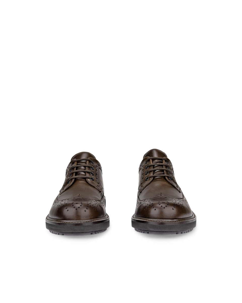 Ecco brogues brown on sale