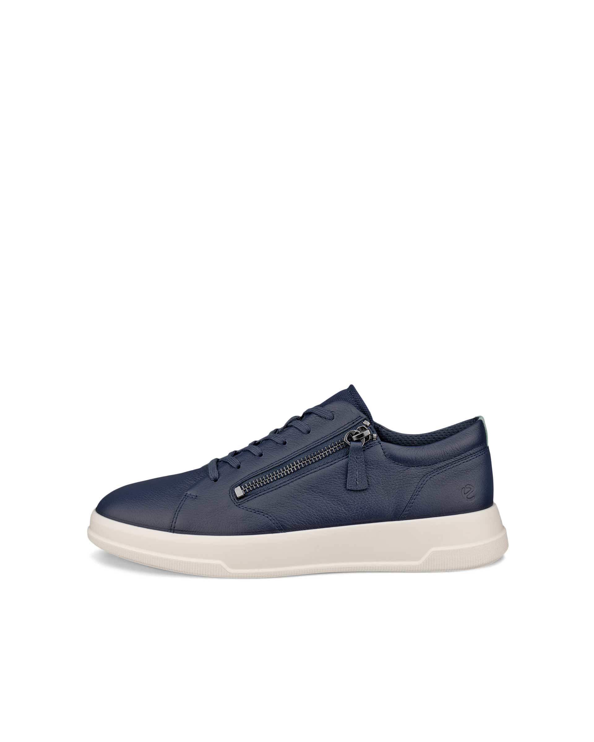 ECCO® MOVE chaussure en cuir pour femme - Bleu - Outside
