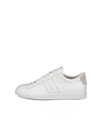 Women's ECCO® Street Lite Leather Sneaker - White - Outside