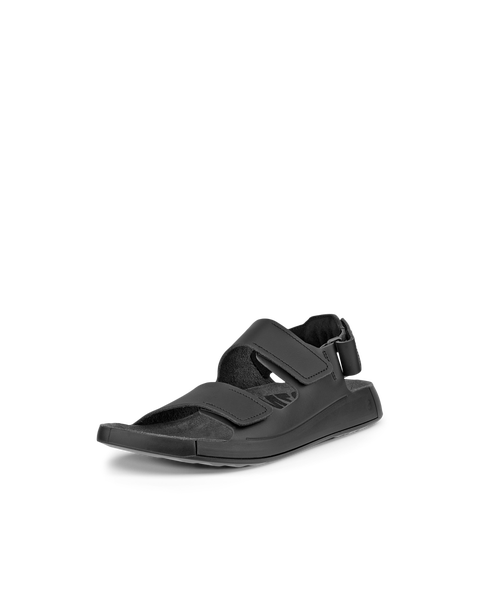 ECCO Men's Cozmo 2 Leather Sandals - Black - Main