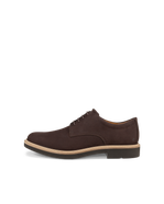 Men's ECCO® Metropole London Leather Derby Shoe - Brown - Outside