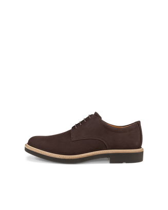 ECCO® Metropole London derbies en nubuck pour homme - Brun - Outside