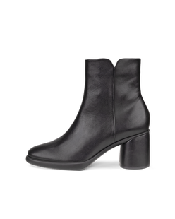 Women's ECCO® Sculpted LX 55 Leather Mid-Cut Boot - Black - Outside