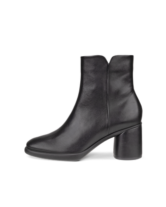 ECCO® Sculpted LX 55 bottes mi-hautes en cuir pour femme - Noir - Outside