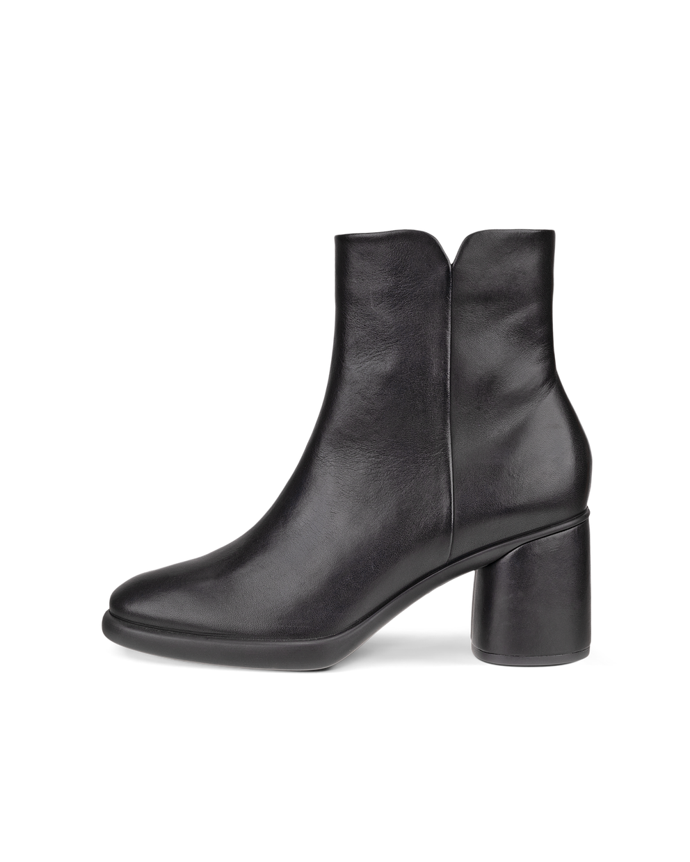 Women's ECCO® Sculpted LX 55 Leather Mid-Cut Boot - Black - Outside