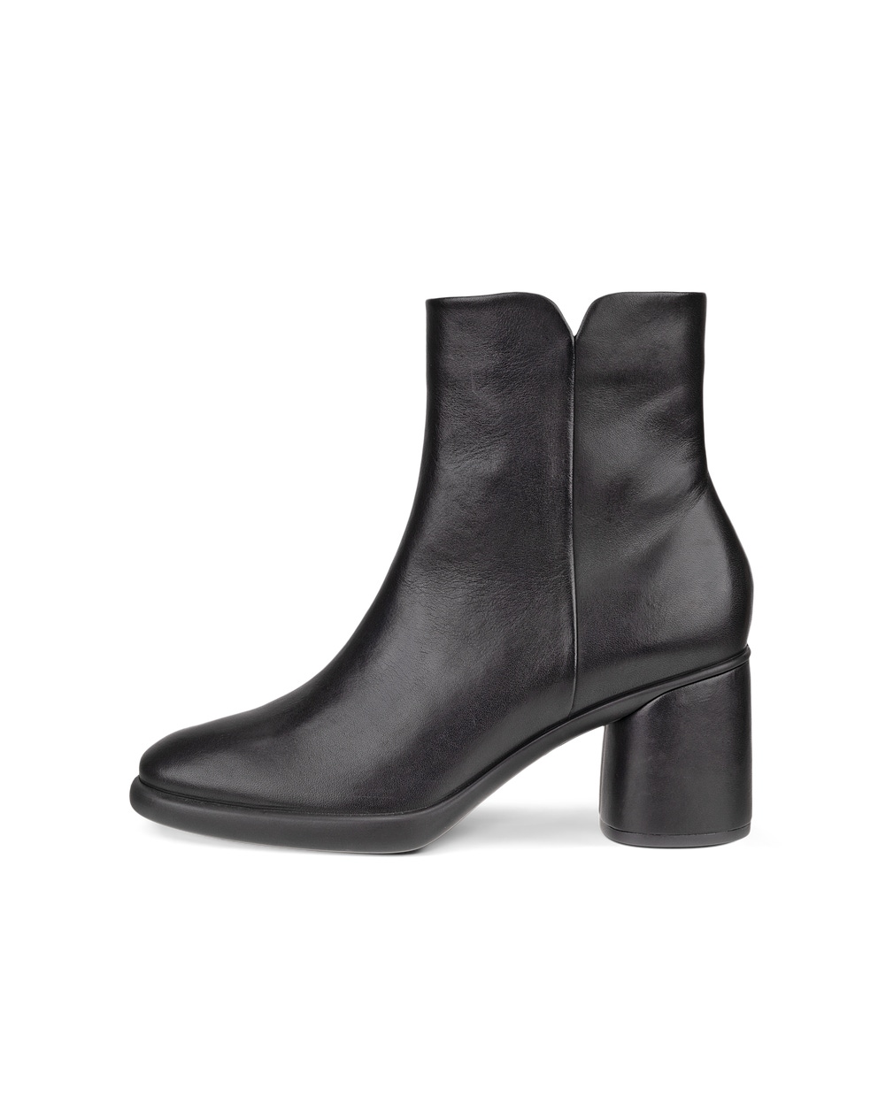 ECCO Sculpted Lx 55 Leather Ankle Boots For Women - Black - Outside