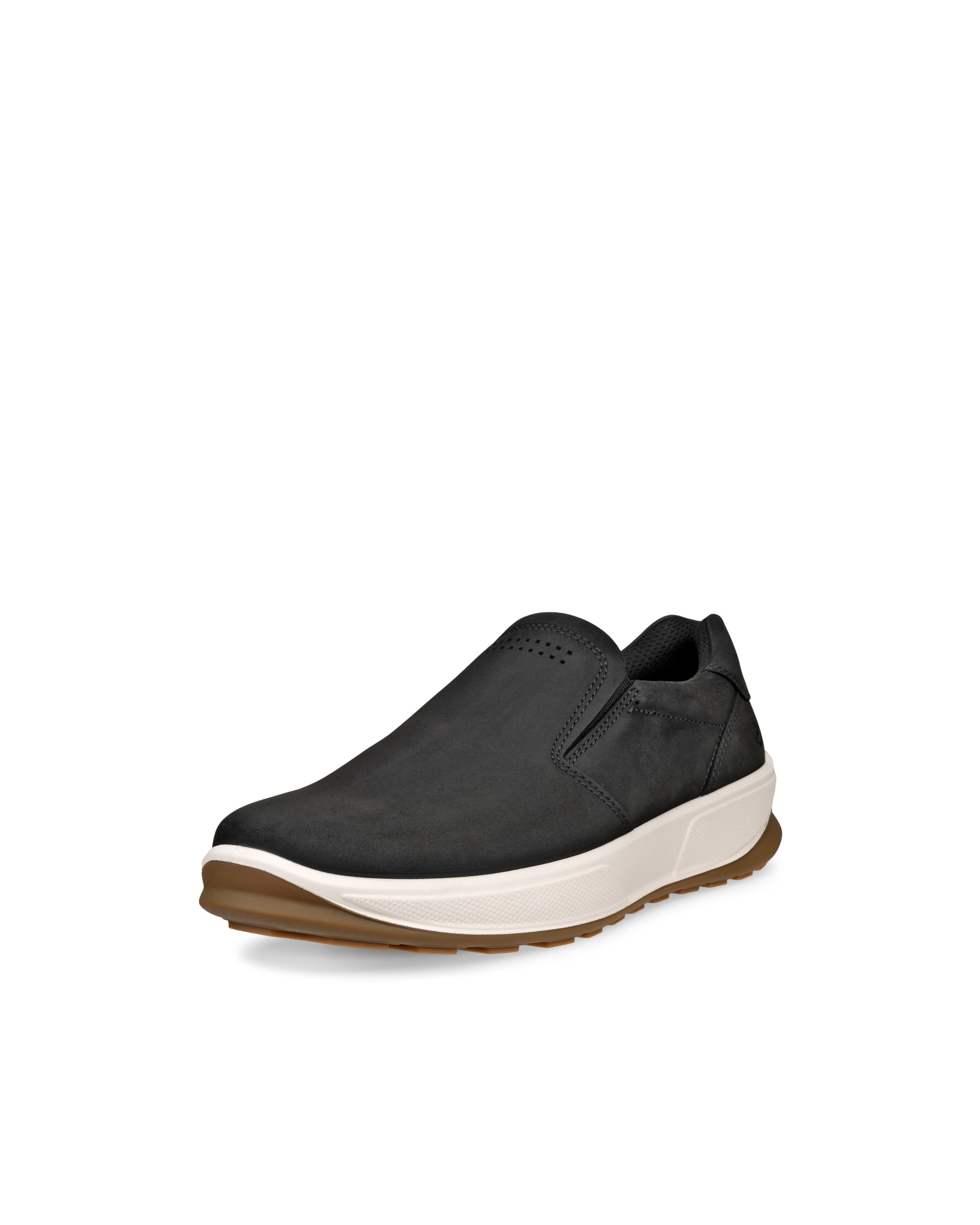 Men's ECCO® Byway 2.0 Nubuck Slip-On Sneaker - Black - Main