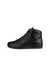 Men's ECCO® Soft 7 Tred II Leather Mid-Cut Boot - Black - Outside