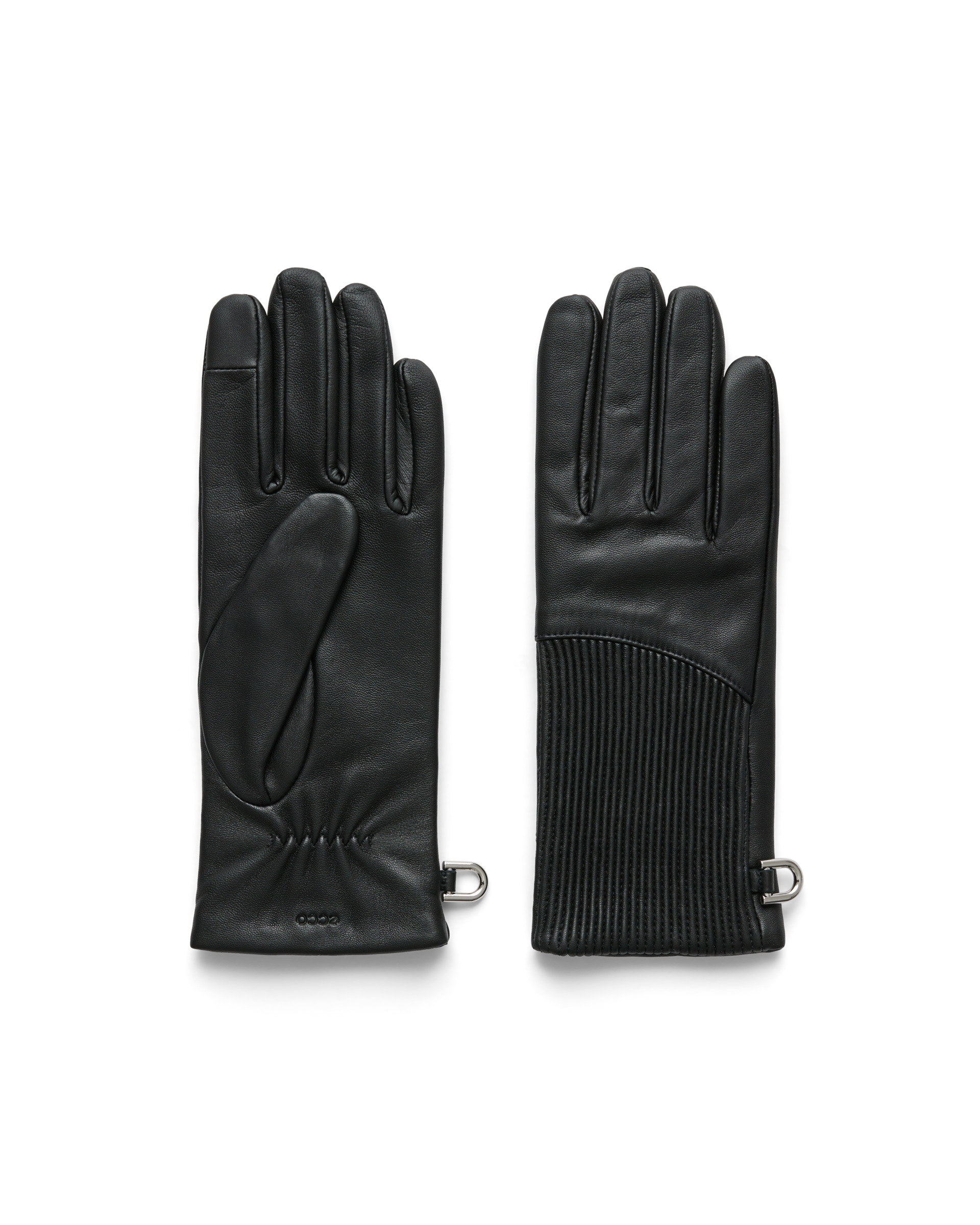 ECCO Gloves W Plisse - Black - Main