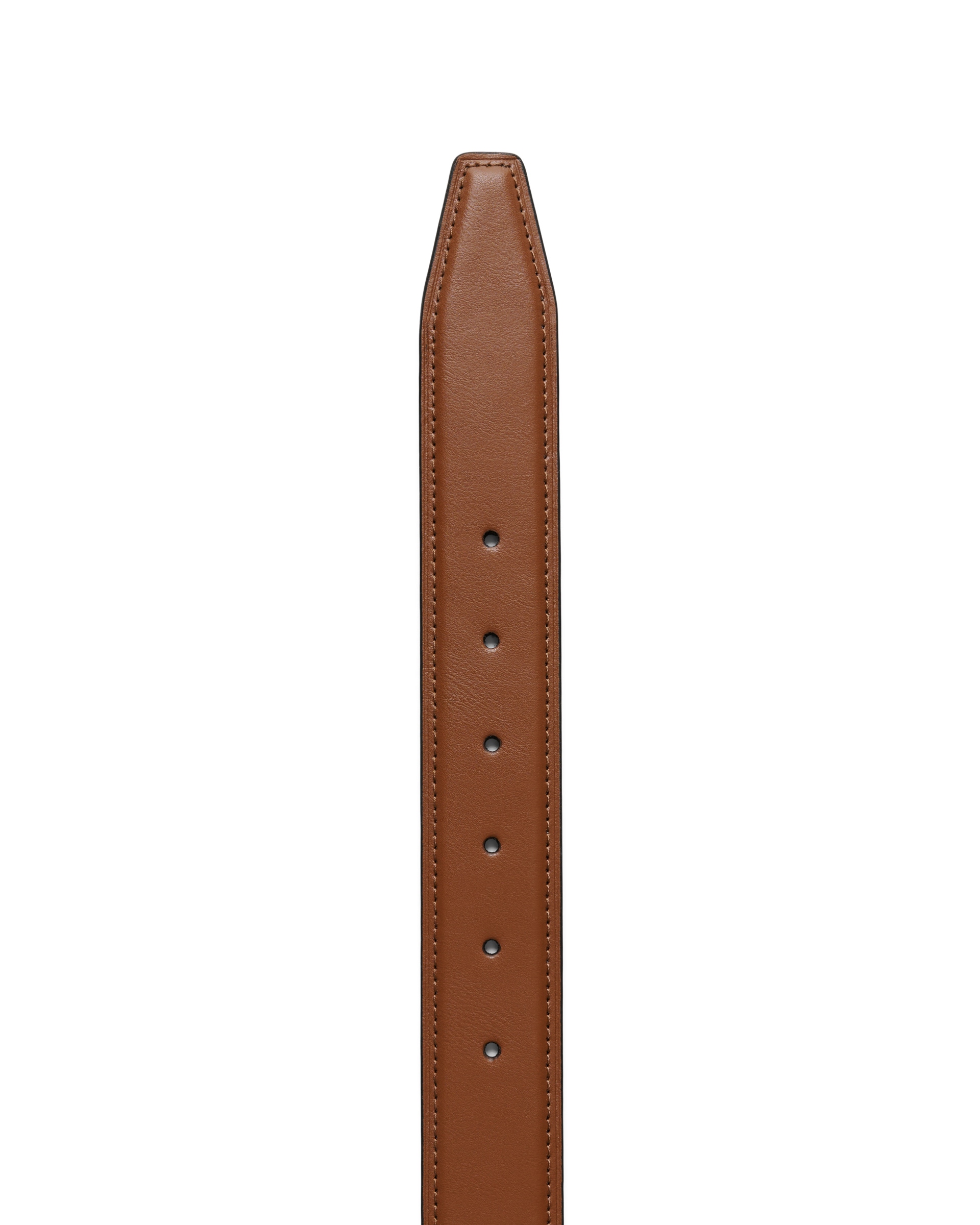 Men's ECCO® Formal Leather Belt - Brown - Detail-2