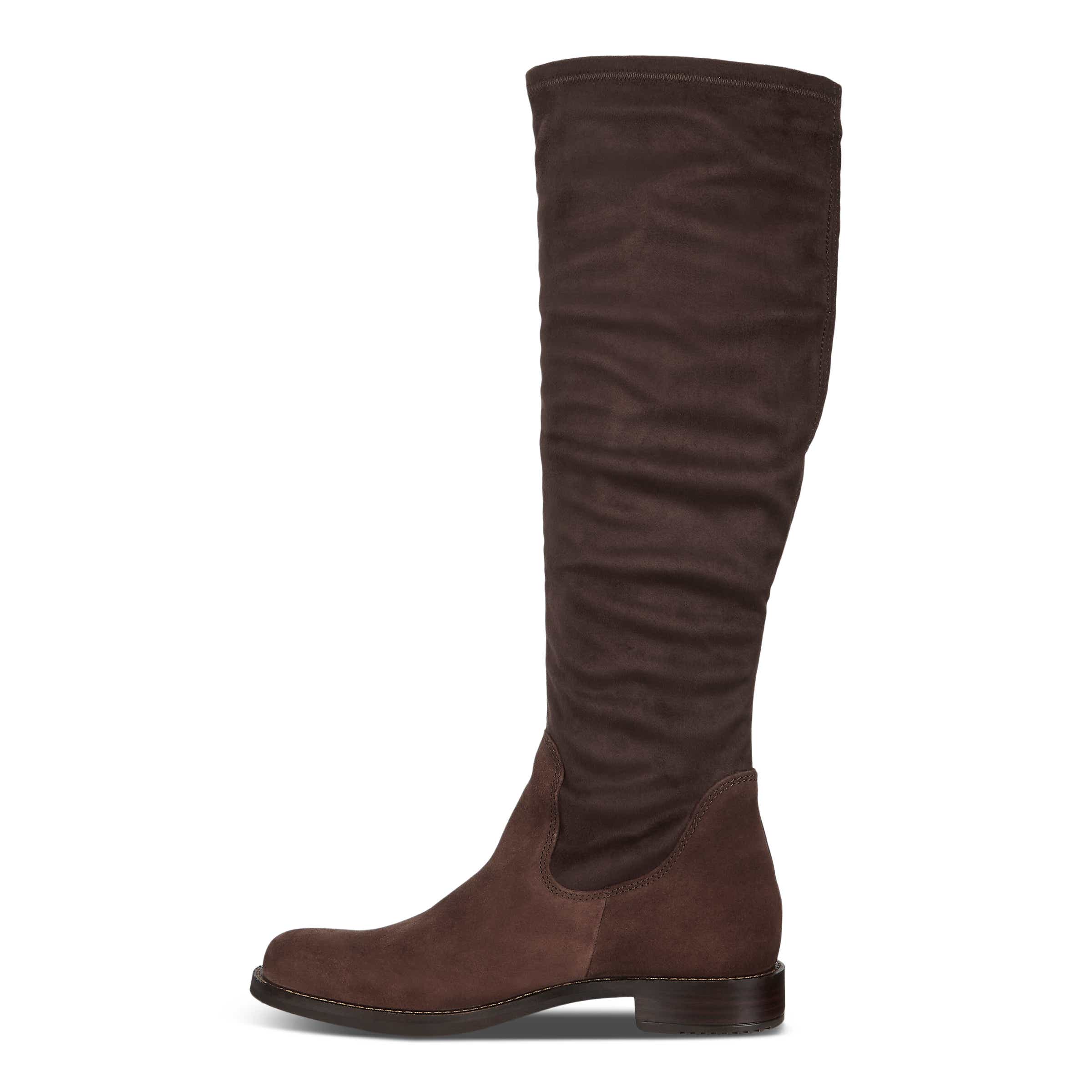 Botas de caña alta de tela ECCO® Sartorelle 25 para mujer - Marrón - Inside