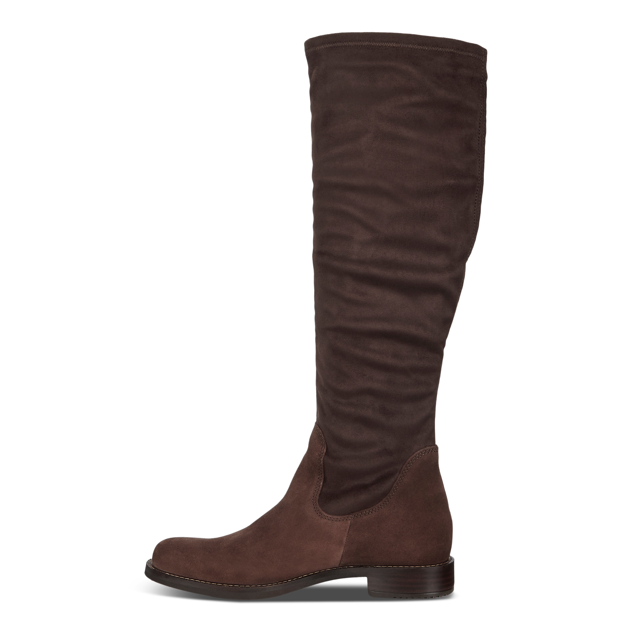 Botas de caña alta de tela ECCO® Sartorelle 25 para mujer - Marrón - Inside