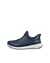 ECCO® Biom 2.2 baskets sans lacet en cuir pour homme - Bleu - Outside