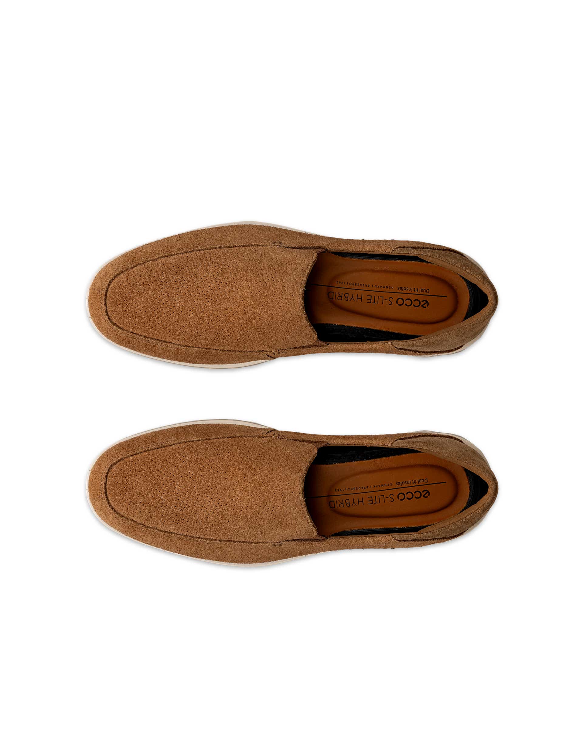 ECCO S LITE HYBRID MEN'S SLIP-ON SHOE - Brown - Top left pair