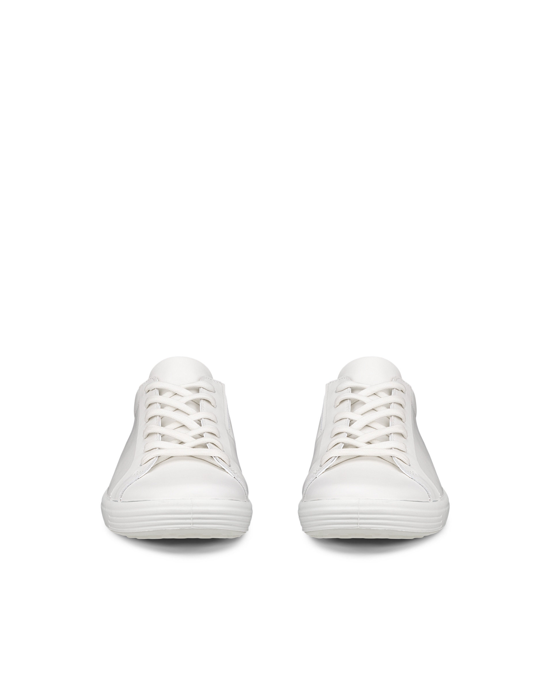 Women's ECCO® Soft 7 Leather Slip-In Sneaker - White - Front pair