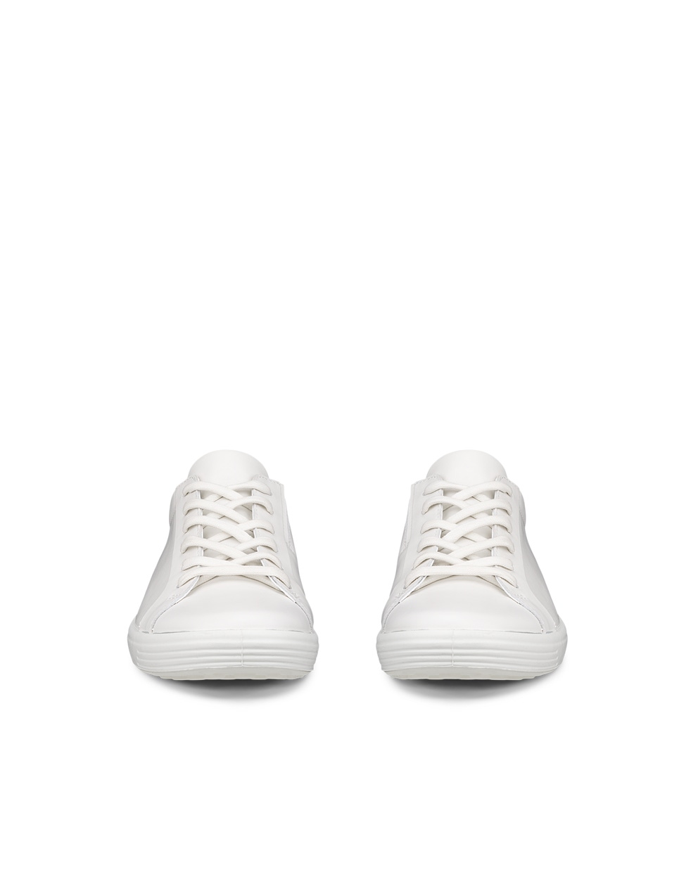 Women's ECCO® Soft 7 Leather Slip-In Sneaker - White - Front pair