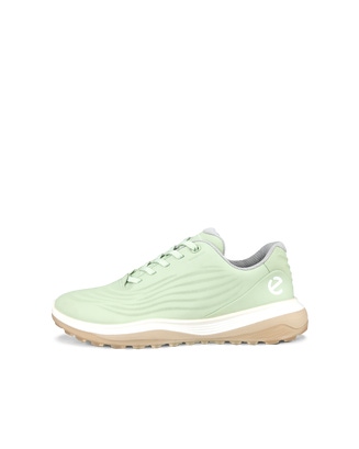 Women's ECCO® Golf LT1 Hybrid Leather Waterproof Shoe - Green - Outside