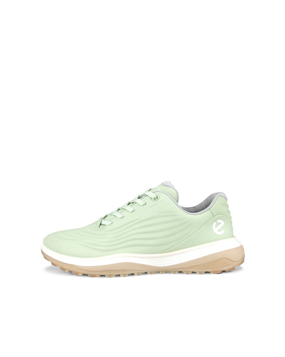 Ladies ECCO® Golf LT1 Leather Waterproof Shoe - Green - Outside