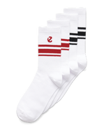 ECCO® Retro Mid-Cut Socks (2-Pack) - White - Main