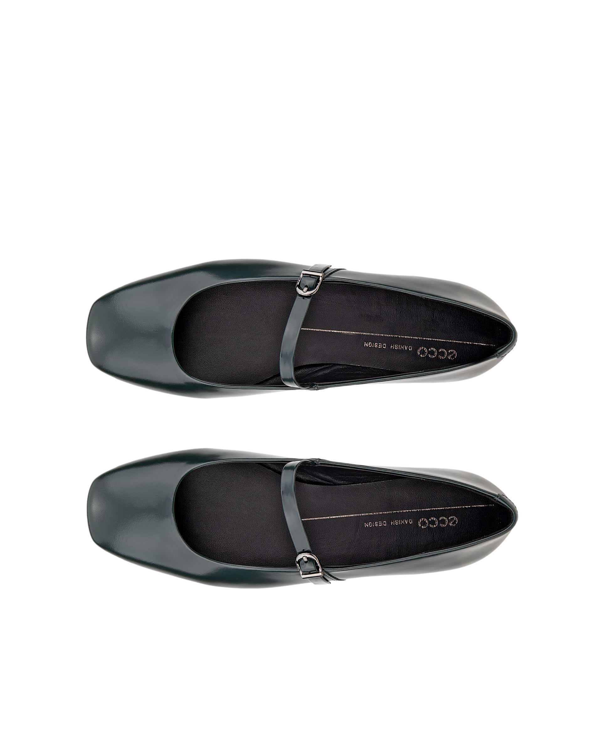Sabrinas couro mulher ECCO® MARGOT - Verde - Top left pair