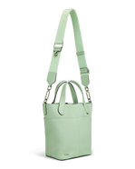 ECCO® Tote S Pebbled Leather Tote Bag - Green - Main