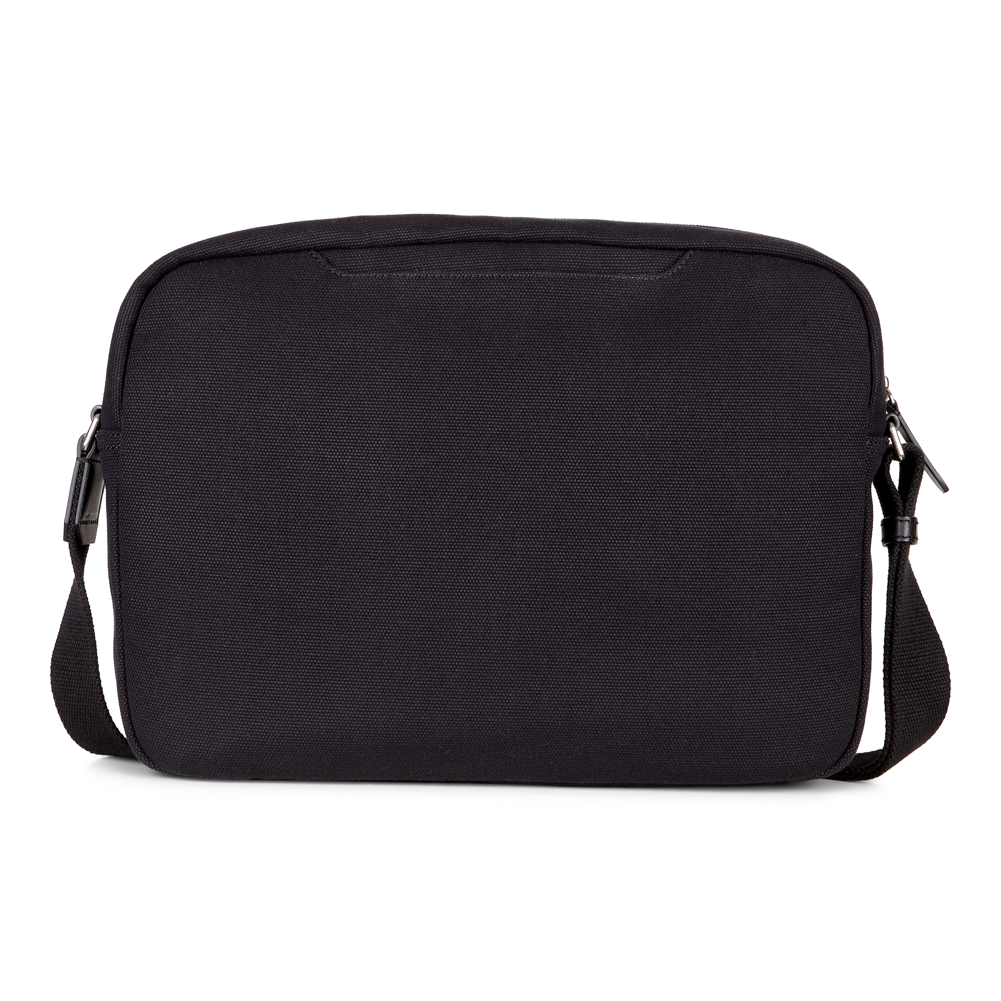 ECCO® Kasan Textile Messenger Bag - Black - Back