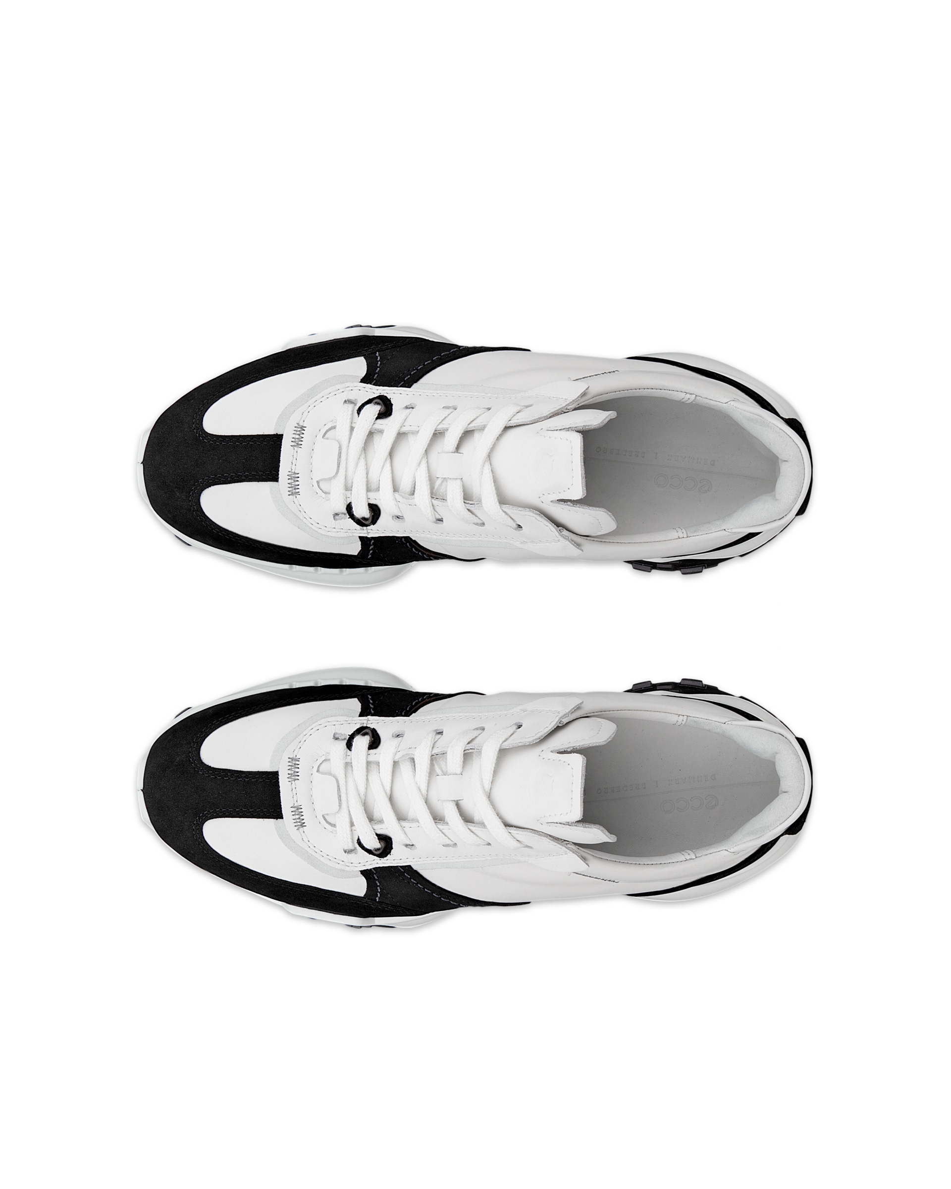 Zapatillas de piel ECCO® Retro Sneaker para hombre - Multicolor - Top left pair