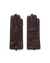 Women's ECCO® Leather Gloves - Brown - Main