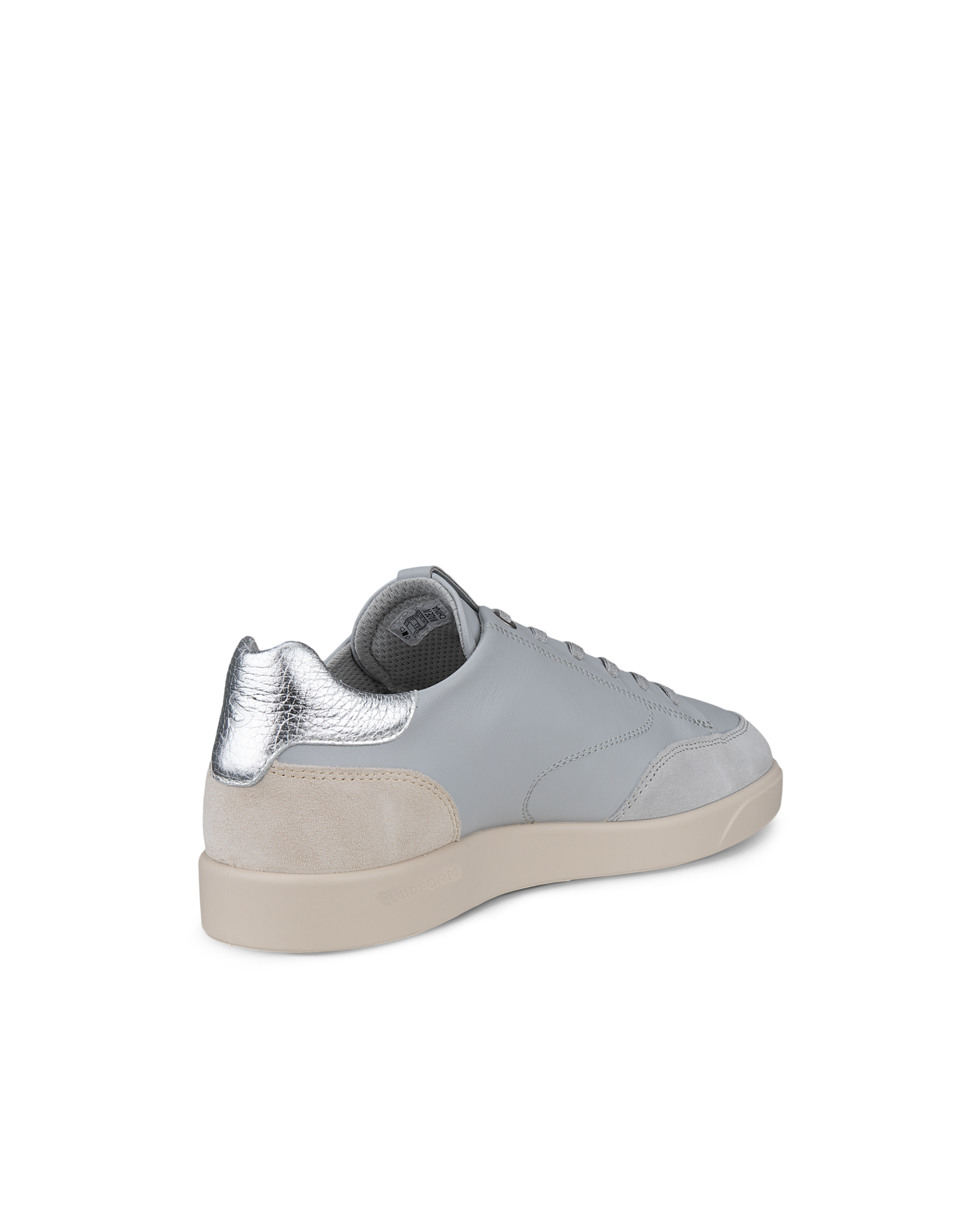 Zapatillas de piel ECCO® Street Lite para mujer - Gris - Back