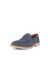 Men's ECCO® Metropole London Nubuck Moc-Toe Shoe - Blue - Main