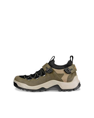 Men's ECCO® Offroad Nubuck Outdoor Shoe - Green - Outside