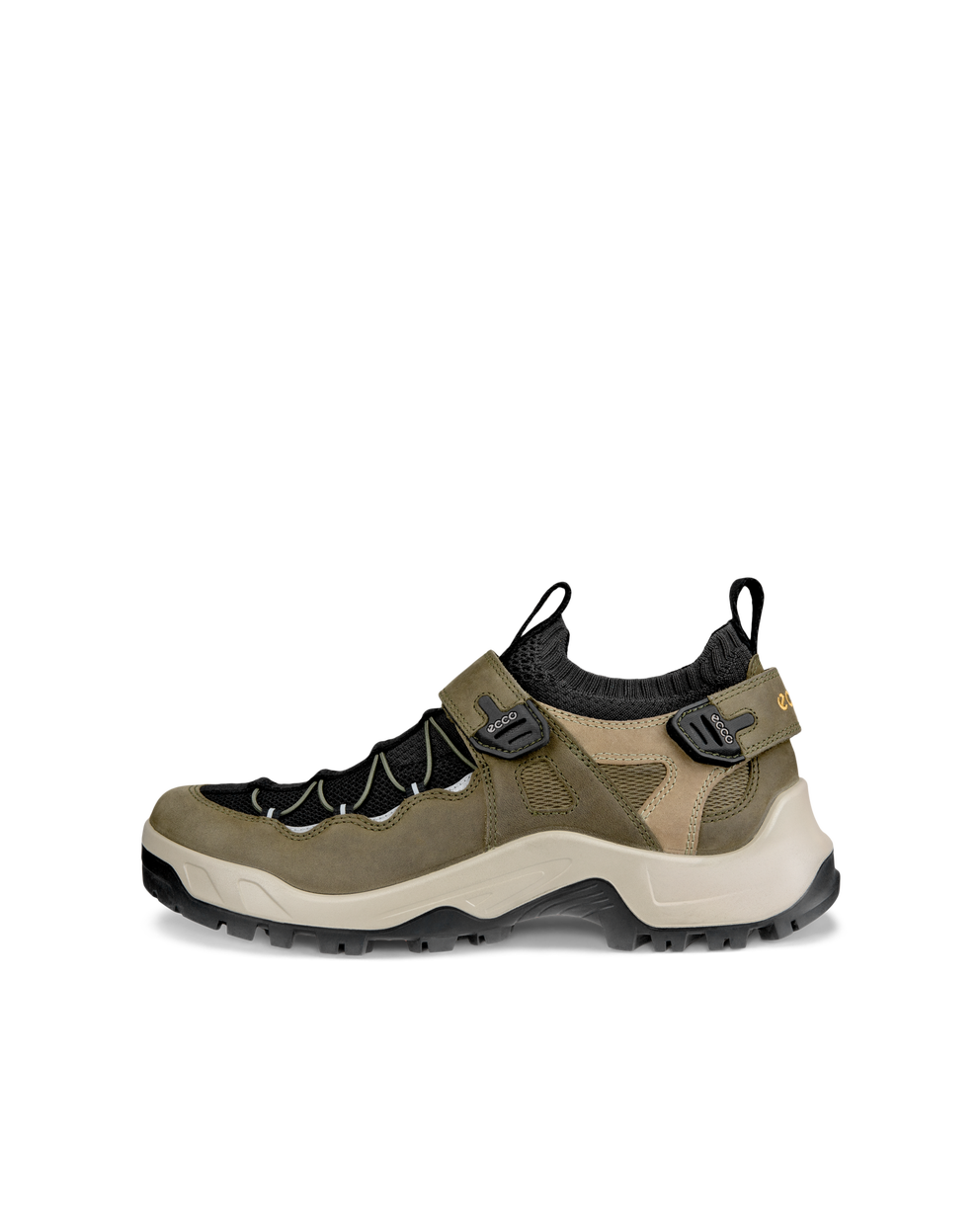 Men's ECCO® Offroad Nubuck Outdoor Shoe - Green - Outside