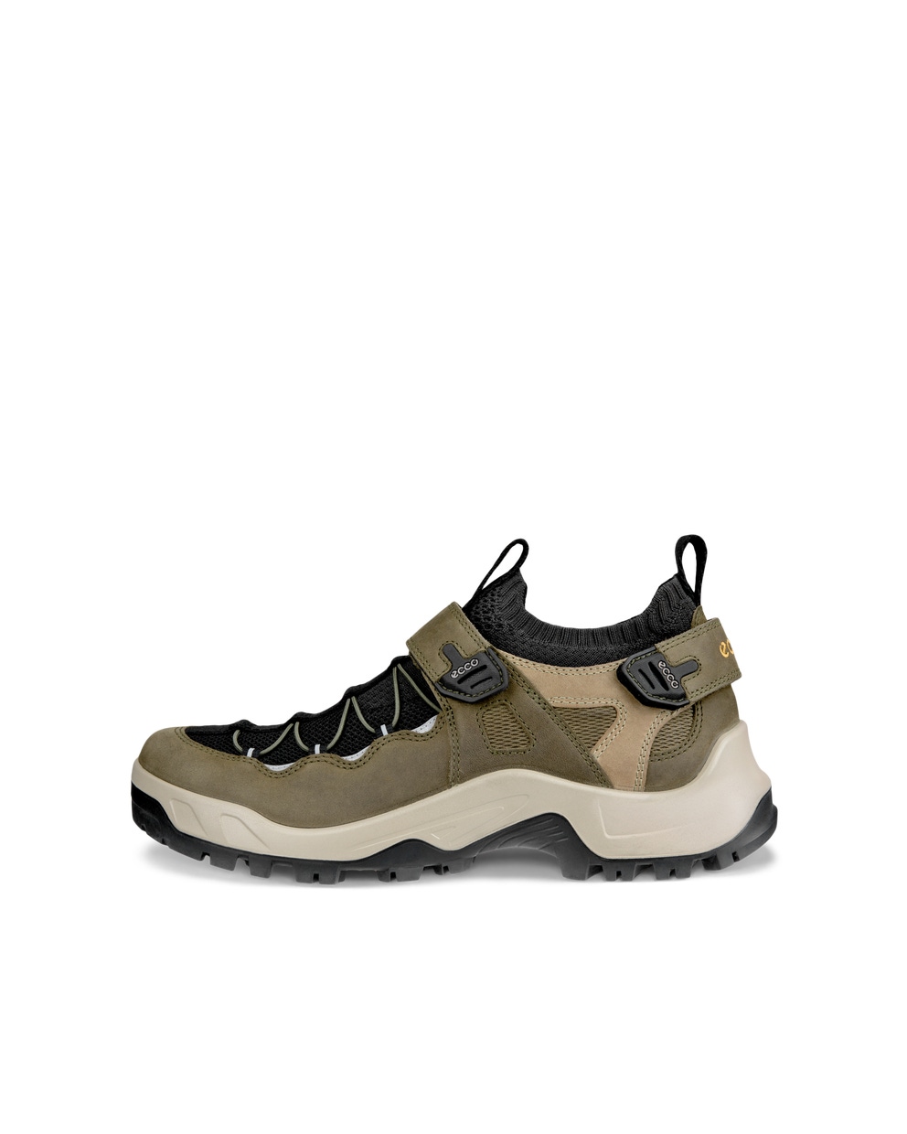 Men's ECCO® Offroad Nubuck Outdoor Shoe - Green - Outside