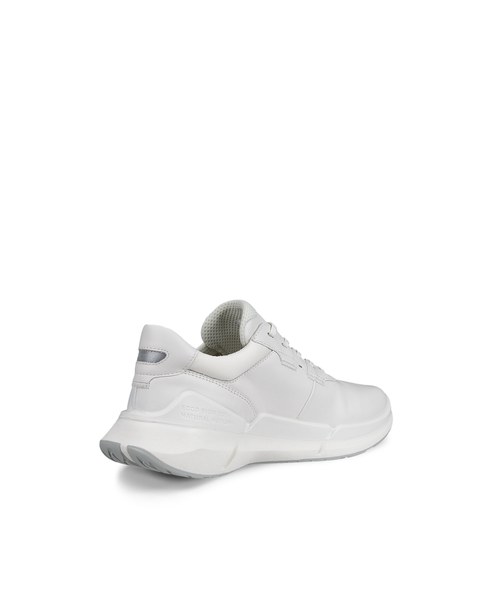 Women's ECCO® Biom 2.2 Leather Sneaker - White - Back