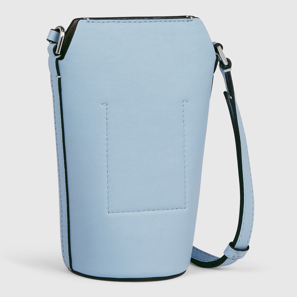 ECCO® Pot Leather Crossbody Bag - Blue - Back